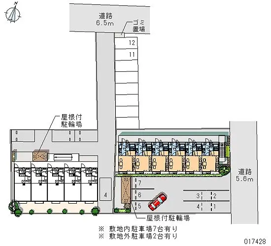 ★手数料０円★座間市座間２丁目　月極駐車場（LP）